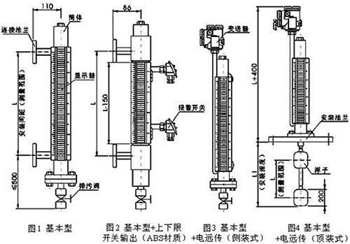 油罐液位計結構特點圖